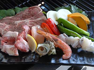 お肉や野菜魚介